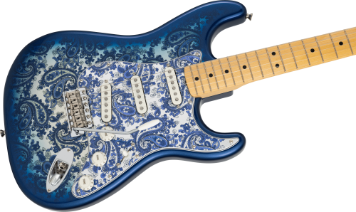 Limited Stratocaster Indigo Paisley2